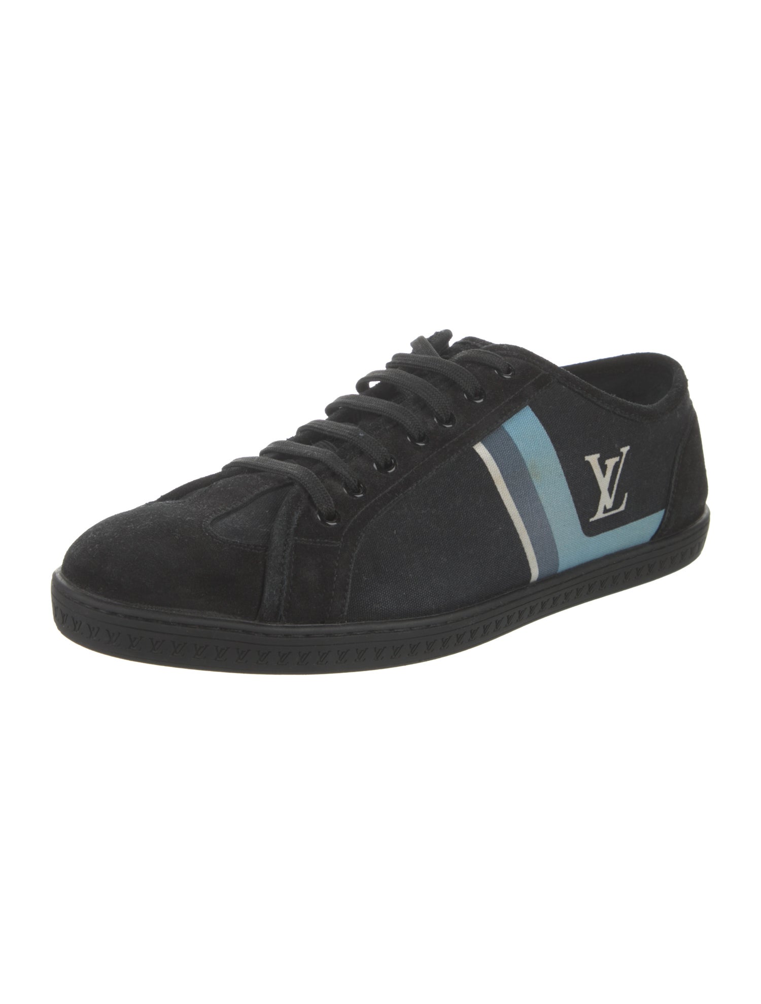 Louis Vuitton LV Monogram Suede Sneakers
